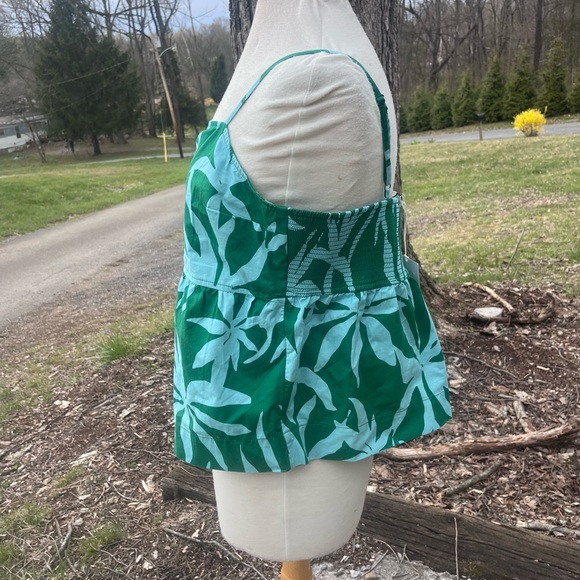 FREE ASSEMBLY NWT WOMENS LARGE SUMMER SMOCKED CAMI TOP - Picture 4 of 9